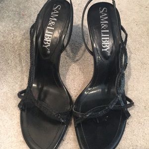 Sam and Libby Black Dress Heels
